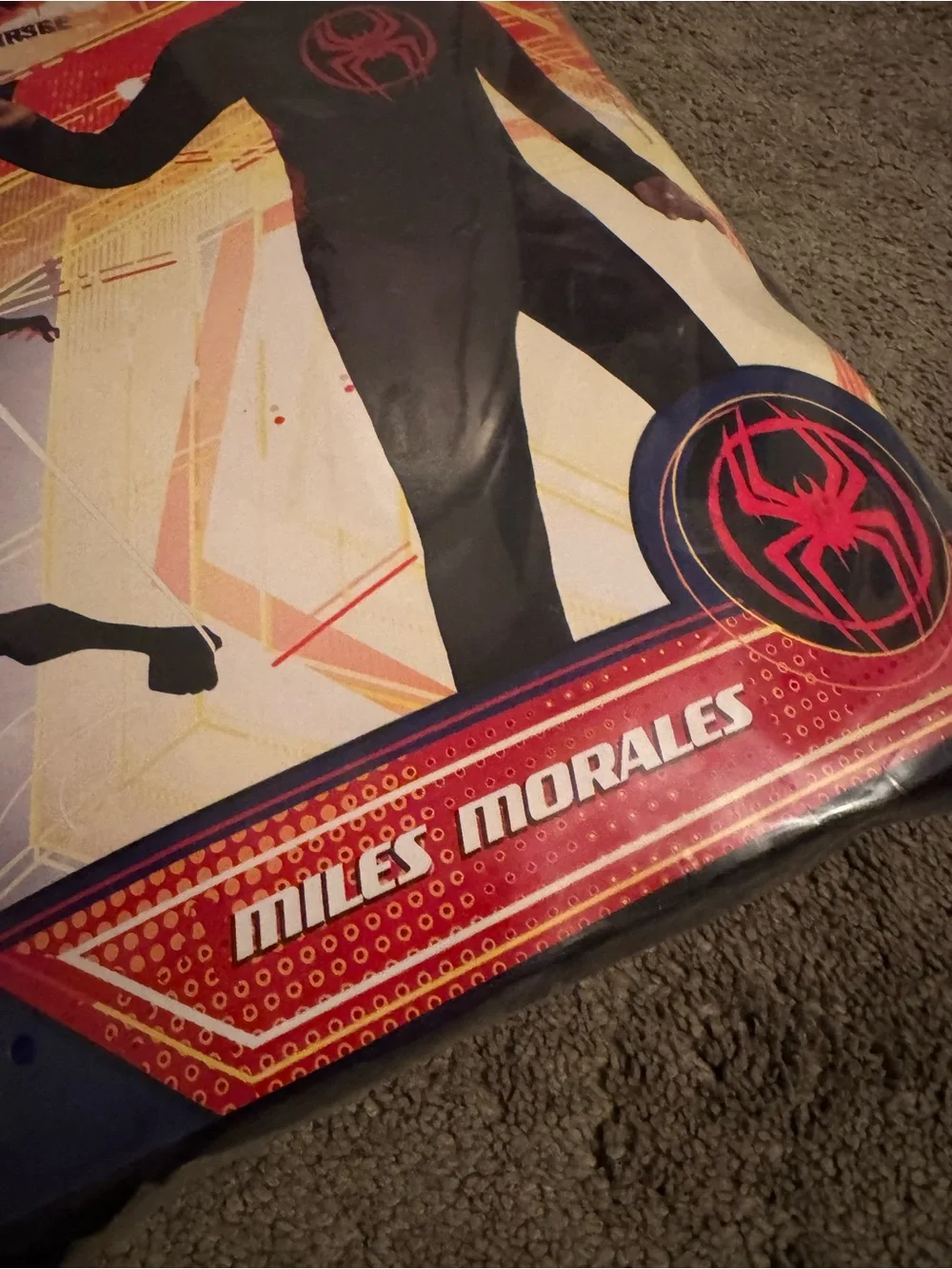 Marvel Miles Morales Spider-Man Black and Red Kids Costume